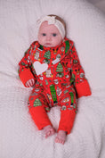 Load image into Gallery viewer, SnooZip Signature Christmas Baby Onesie