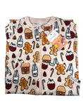 Load image into Gallery viewer, Milk & Cookies Christmas Kids Onesie