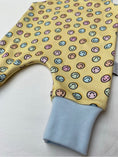 Load image into Gallery viewer, Bunny/Happy Reversible Dungarees & Bodysuit (no gift box)