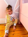 Load image into Gallery viewer, Bunny/Happy Reversible Dungarees & Bodysuit (no gift box)