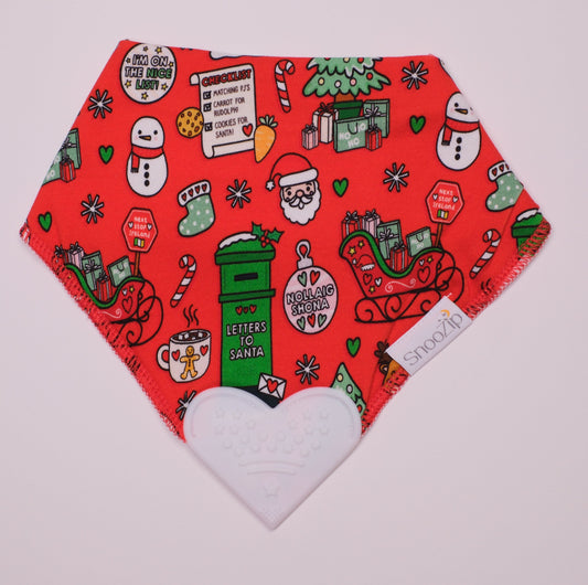 *Coming Soon* SnooZip Signature Christmas Teething Bib