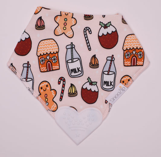*Coming Soon* Milk & Cookies Christmas Teething Bib