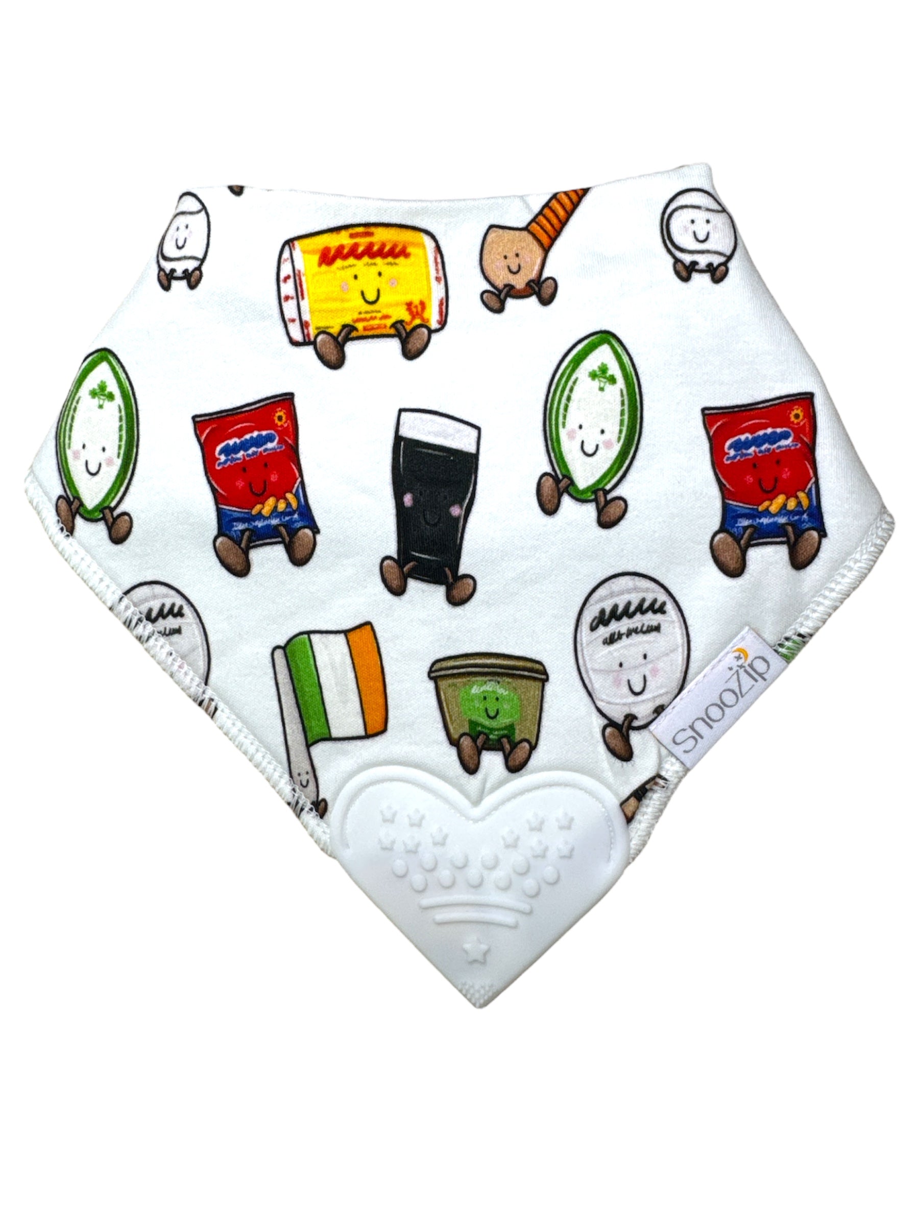 Mini Match Mascots Teething Bib