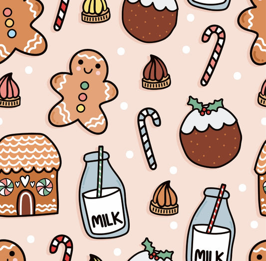 *Coming Soon* Milk & Cookies Christmas Teething Bib