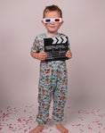 Load image into Gallery viewer, Movie Night Kids Onesie (Blue)
