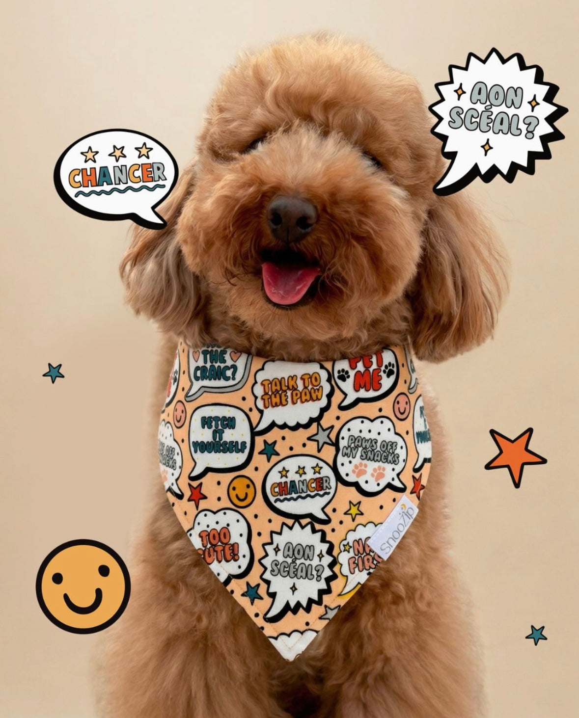 Fetch It Yourself Dog Bandana