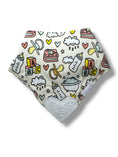 Load image into Gallery viewer, Bath, Bottle, Bed Teething Bib
