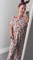 Load and play video in Gallery viewer, Milk & Cookies Christmas Adult Onesie
