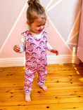 Load image into Gallery viewer, Love is Sweet Reversible Dungarees & Bodysuit (NO GIFT BOX)
